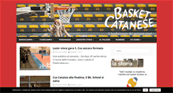 Desktop Screenshot of basketcatanese.it